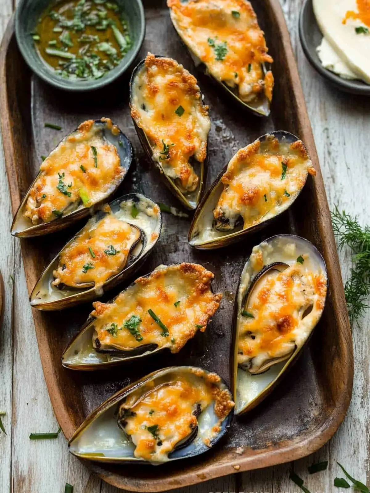 Baked Mussels with Cheese and Garlic for a Flavor Explosion 5 Baked Mussels with Cheese and Garlic