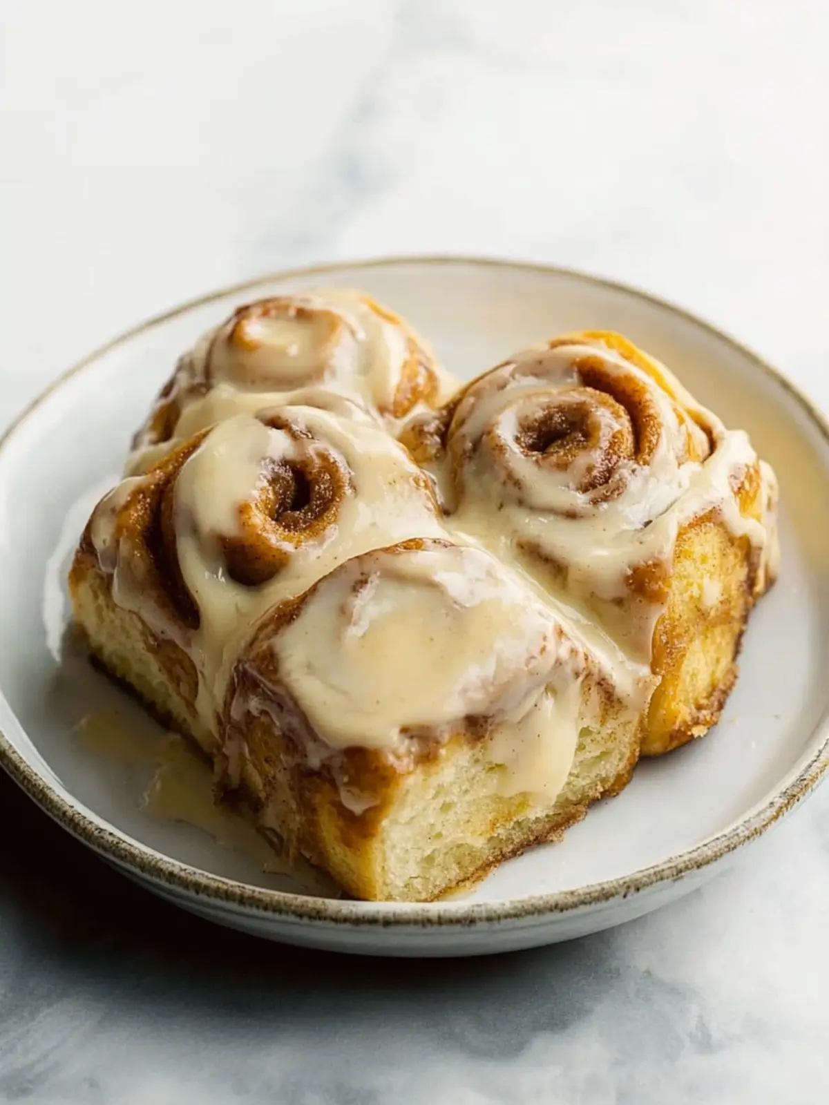 Decadent Cinnamon Rolls with Irresistible Brown Butter Frosting 2 Cinnamon Rolls with Brown Butter Frosting