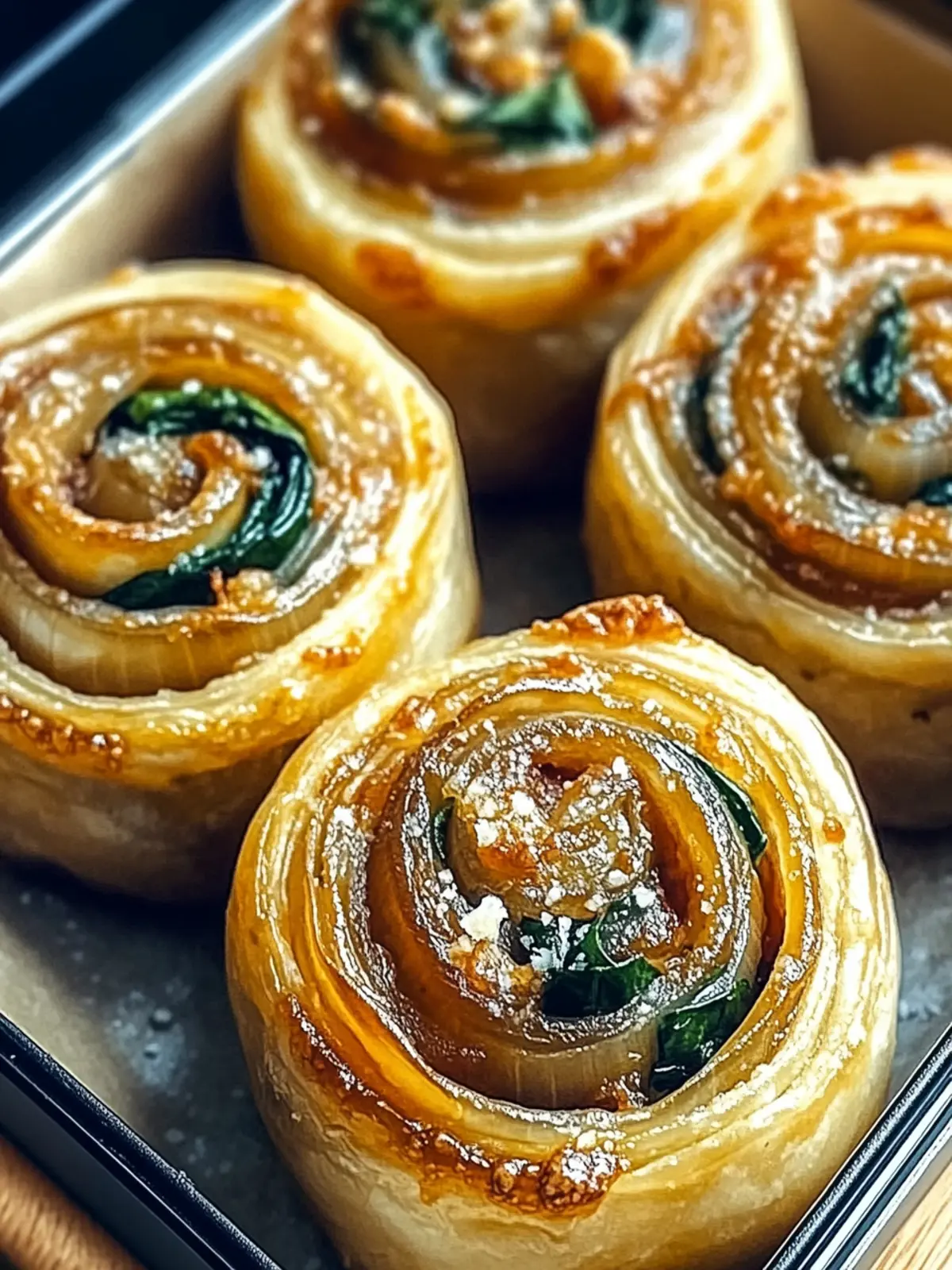 Irresistible Vegan Caramelized Onion & Spinach Pizza Rolls 2 Vegan Caramelized Onion & Spinach Pizza Rolls
