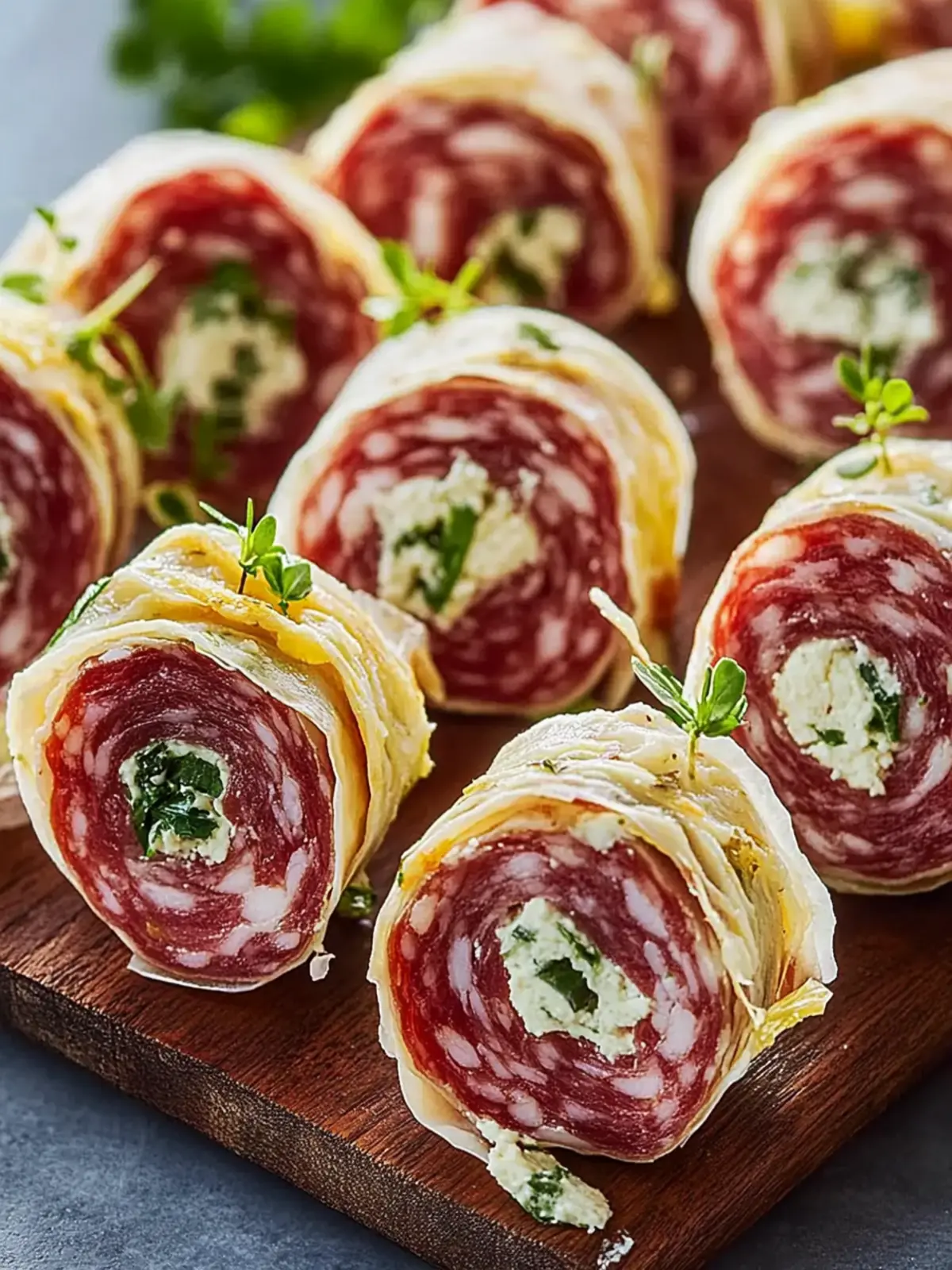 Delicious Salami Pinwheels Perfect for Quick Appetizers 2 Salami Pinwheels