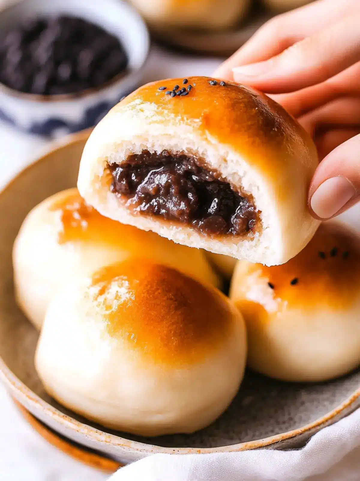 Delicious Anpan Japanese Red Bean Buns You Can Make at Home 2 Anpan (あんパン) Japanese Red Bean Buns