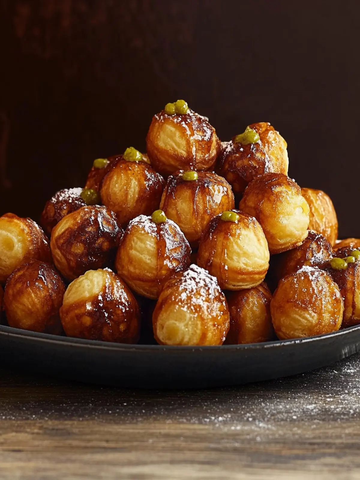 Delicious Loukoumades with Cinnamon Chocolate Twist 2 Loukoumades