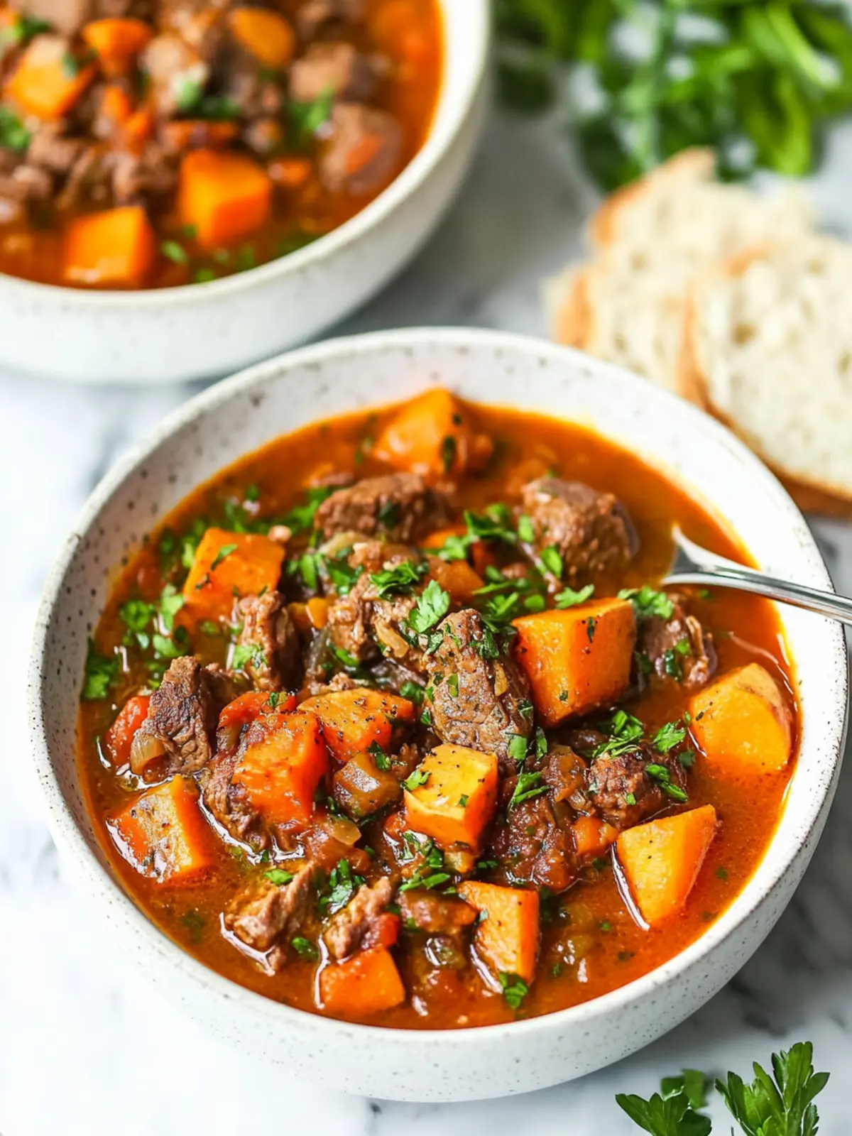 Hearty Sweet Potato Beef Stew for Cozy Nights In 2 Sweet Potato Beef Stew
