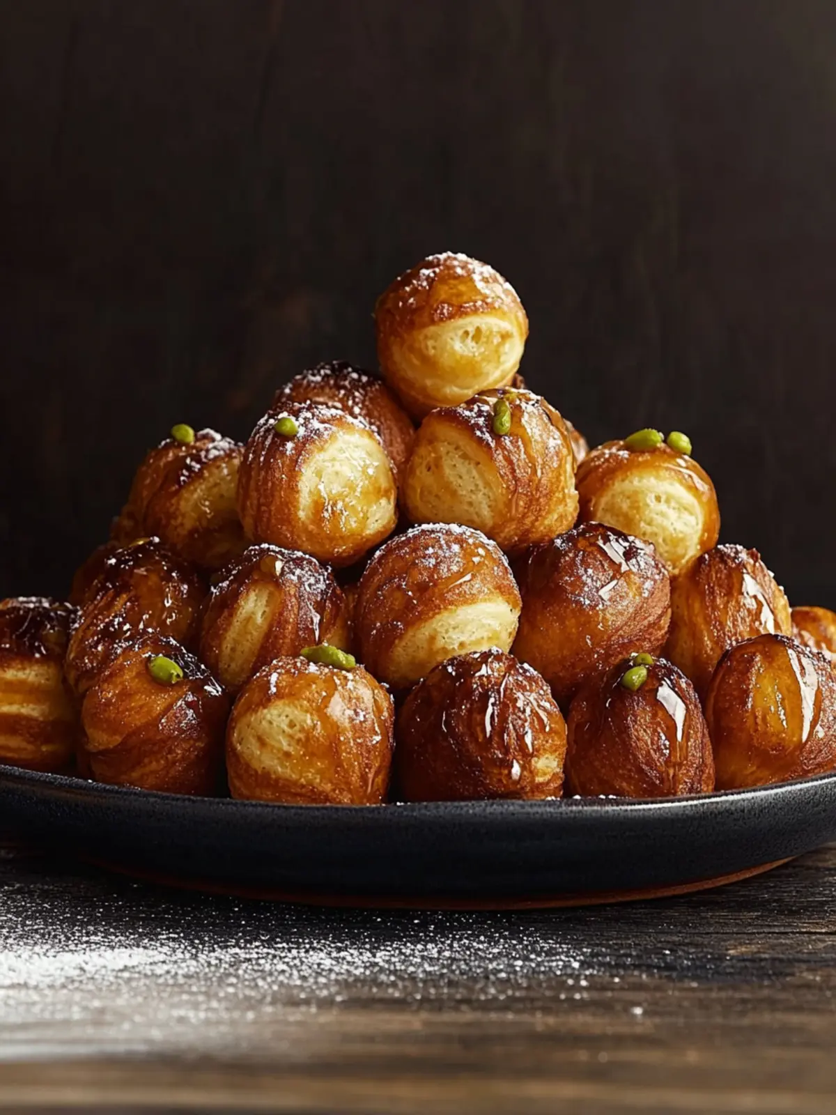 Delicious Loukoumades with Cinnamon Chocolate Twist 3 Loukoumades