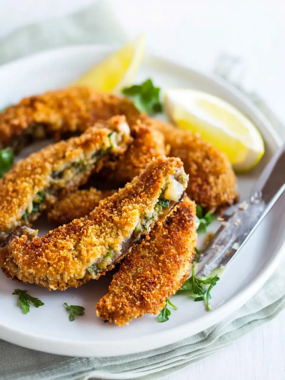 Portobello Mushroom Schnitzel