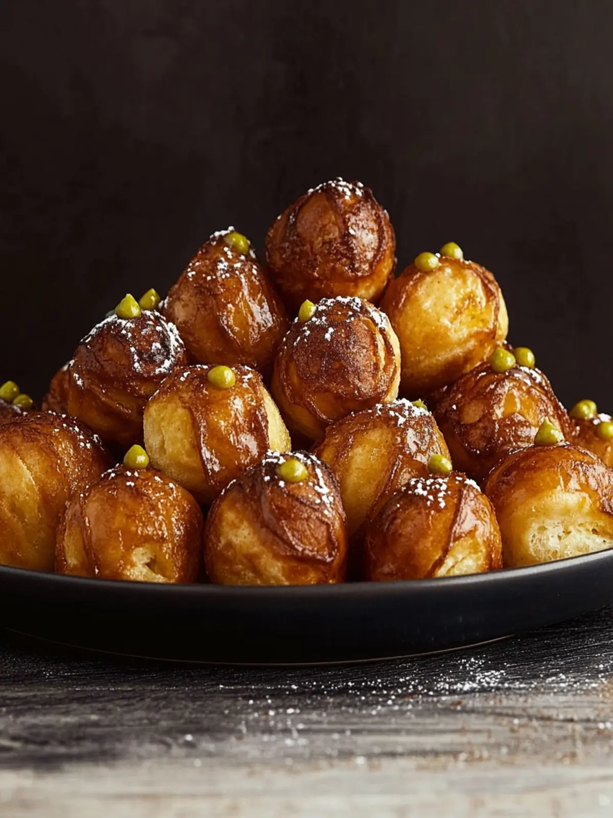 Delicious Loukoumades with Cinnamon Chocolate Twist 4 Loukoumades