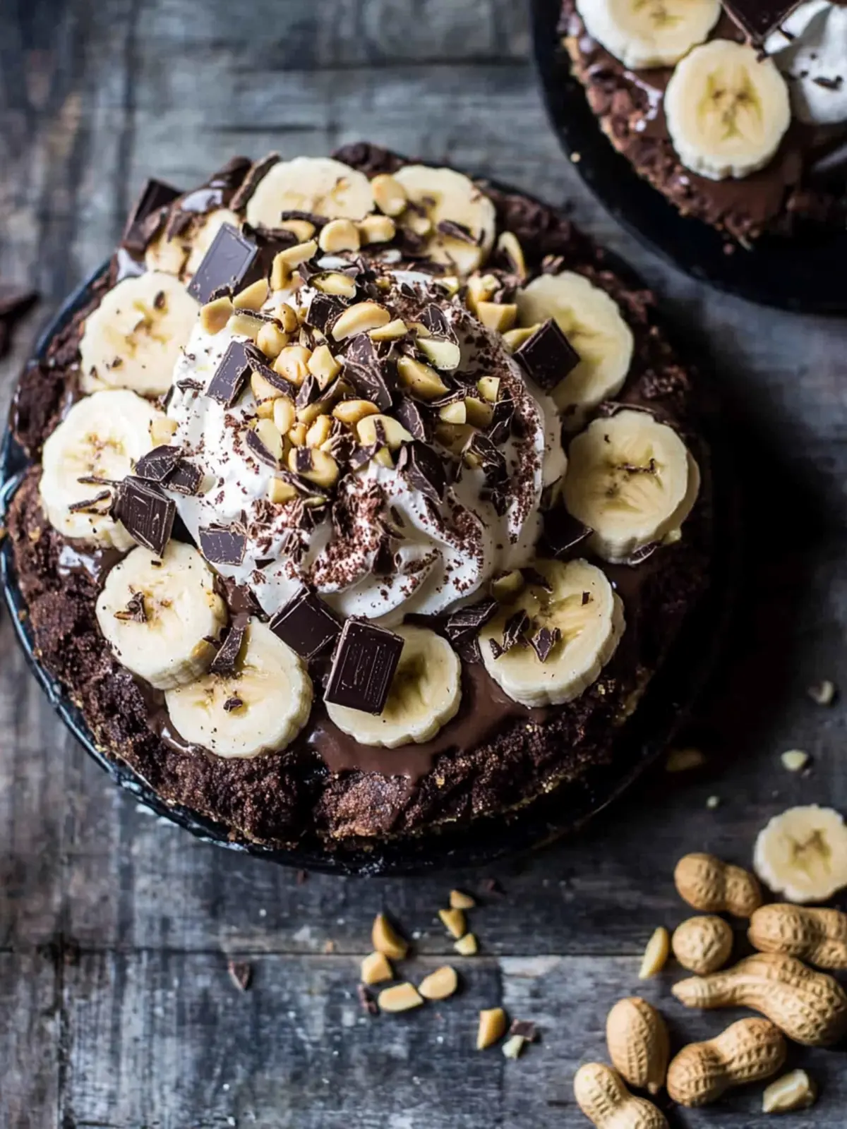 Banana Cream Pie…with Chocolate and Peanuts