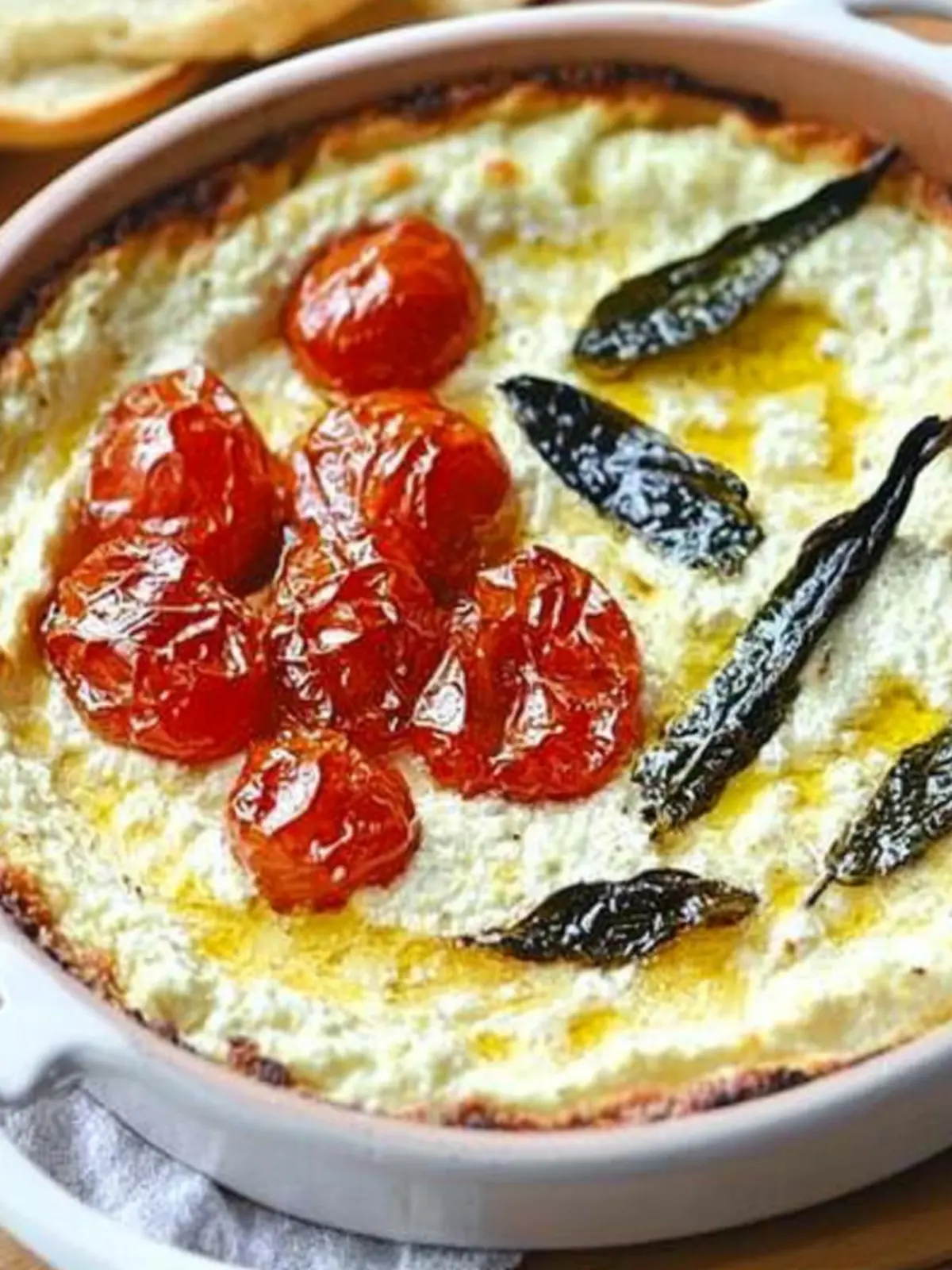 Baked Ricotta Dip with Roasted Tomatoes for Cozy Nights 2 Baked Ricotta Dip