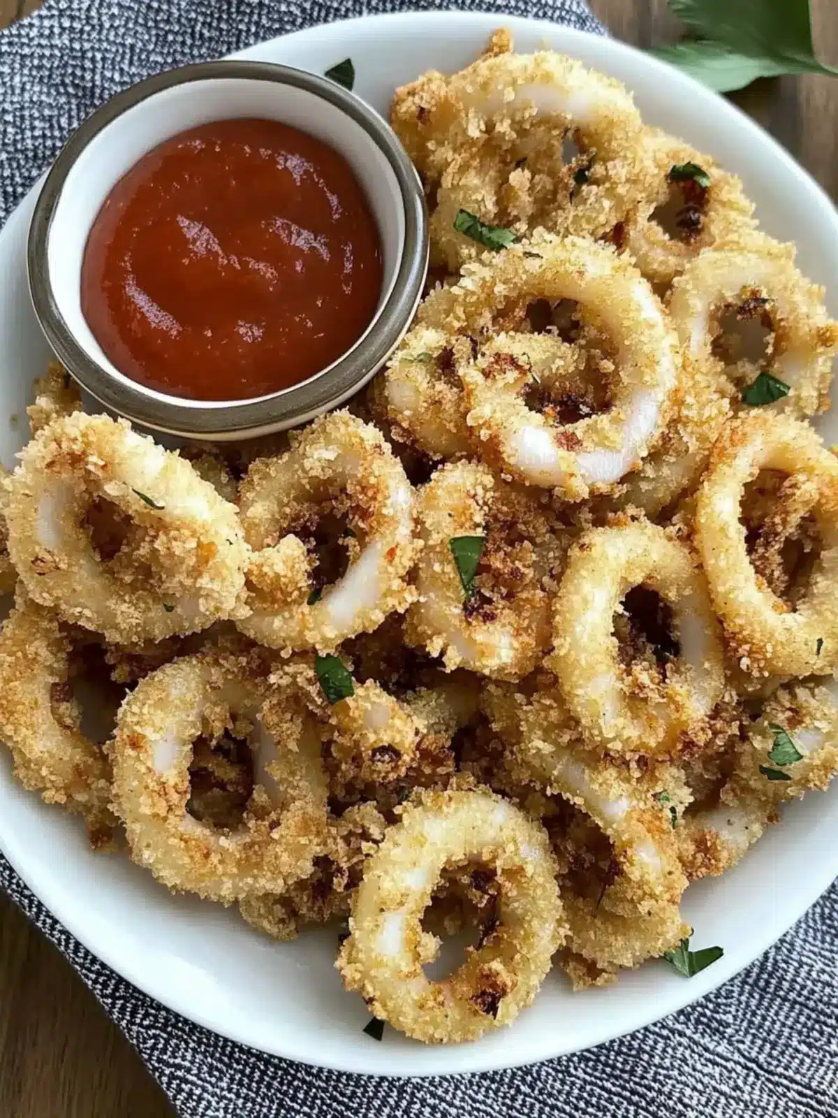 Crispy Baked Calamari with Cheesy Breadcrumbs for Flavor Lovers 3 Crispy Baked Calamari