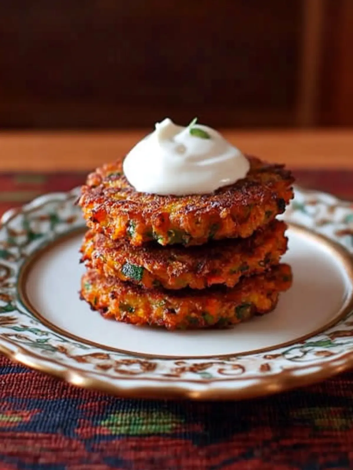 Curry Vegetable Latkes