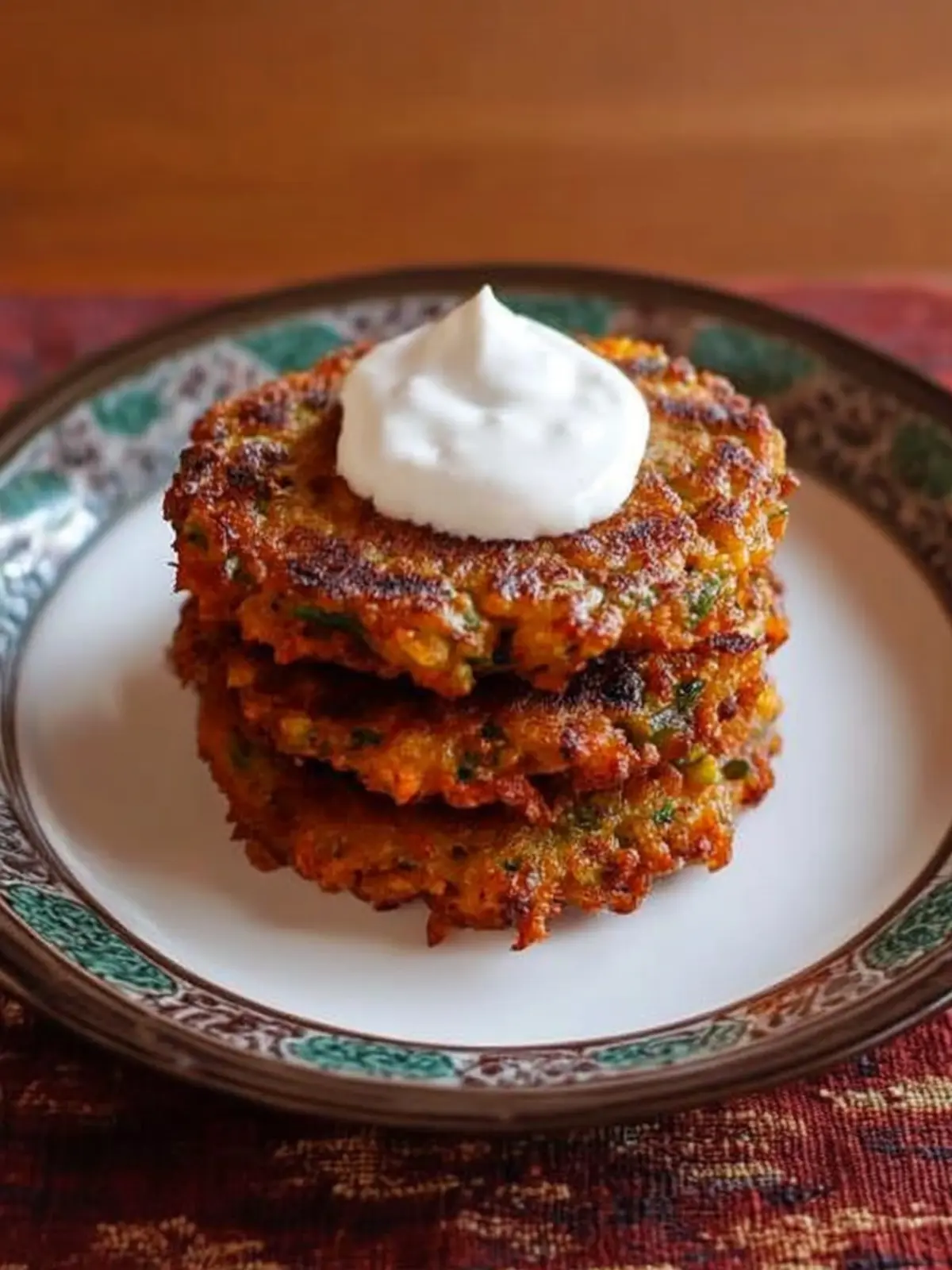 Curry Vegetable Latkes