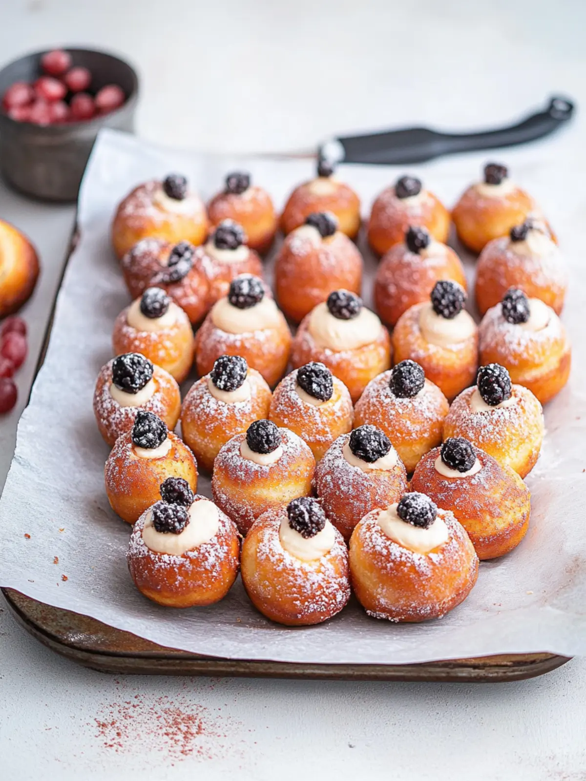 Mini Pastry Cream Filled Brioche Doughnuts That Wow Your Tastebuds 5 Mini Pastry Cream Filled Brioche Doughnuts