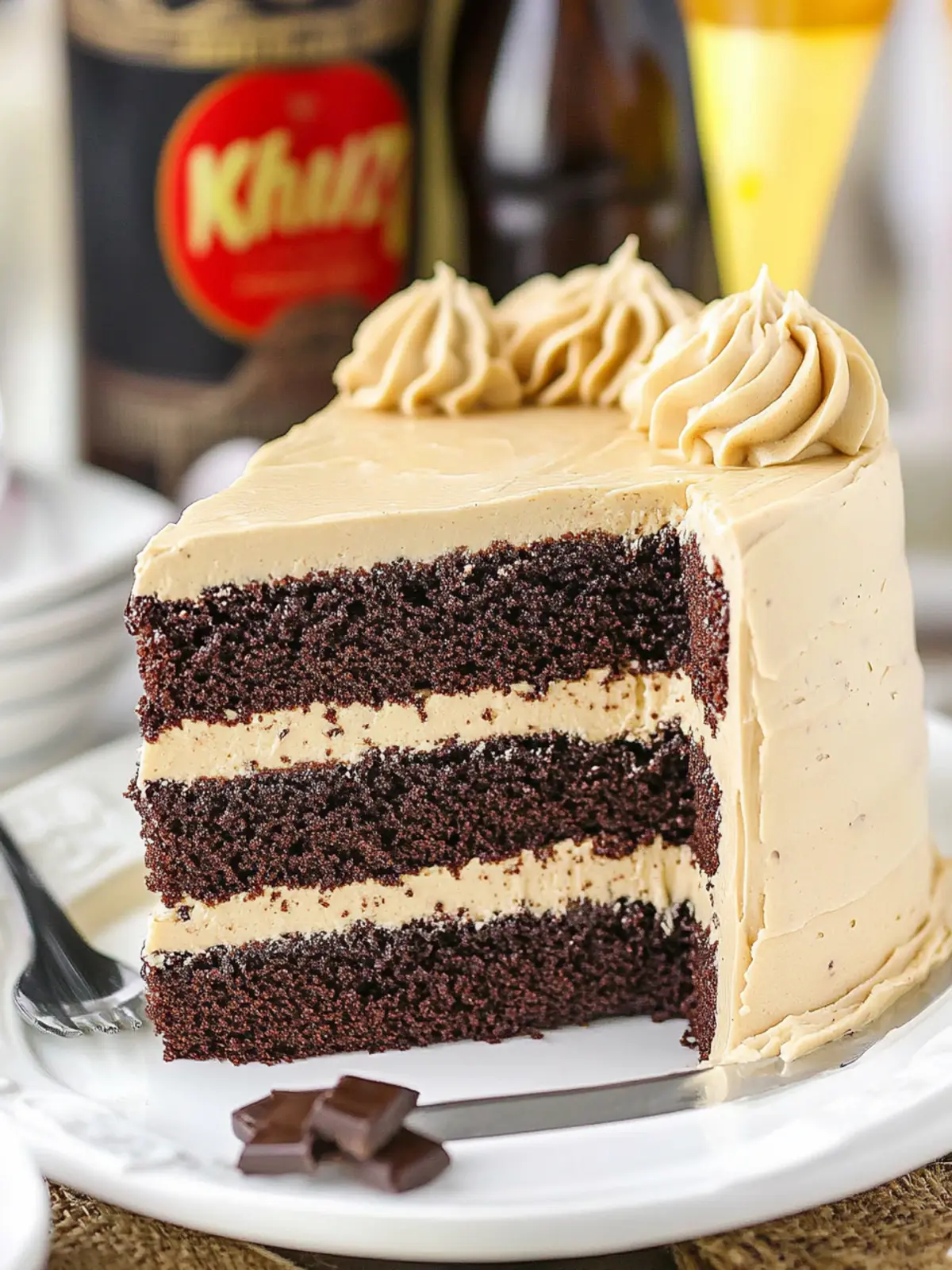 Indulge in Kahlua Coffee Chocolate Layer Cake Bliss 5 Kahlua Coffee Chocolate Layer Cake