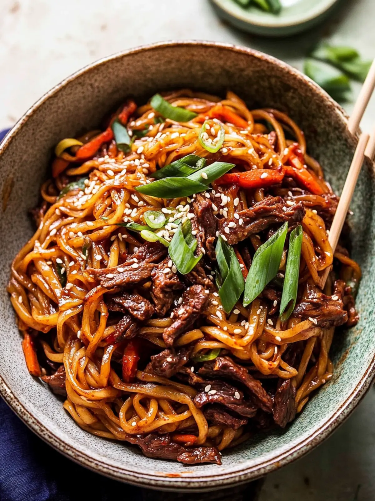 Savor 20 Minute Korean Beef Sesame Noodles for a Quick Feast 3 20 Minute Korean Beef Sesame Noodles