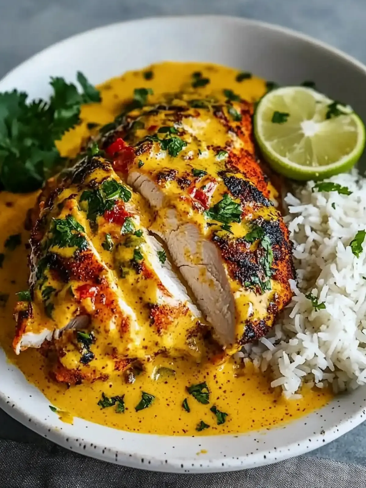 Spicy Brazilian Coconut Chicken