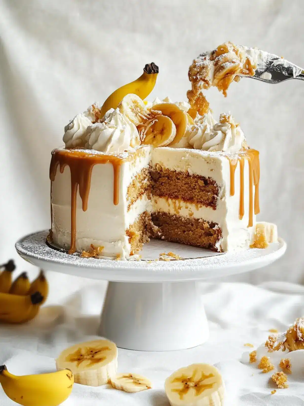 Decadent Vegan Banoffee Cake to Satisfy Your Sweet Cravings 4 Vegan Banoffee Cake