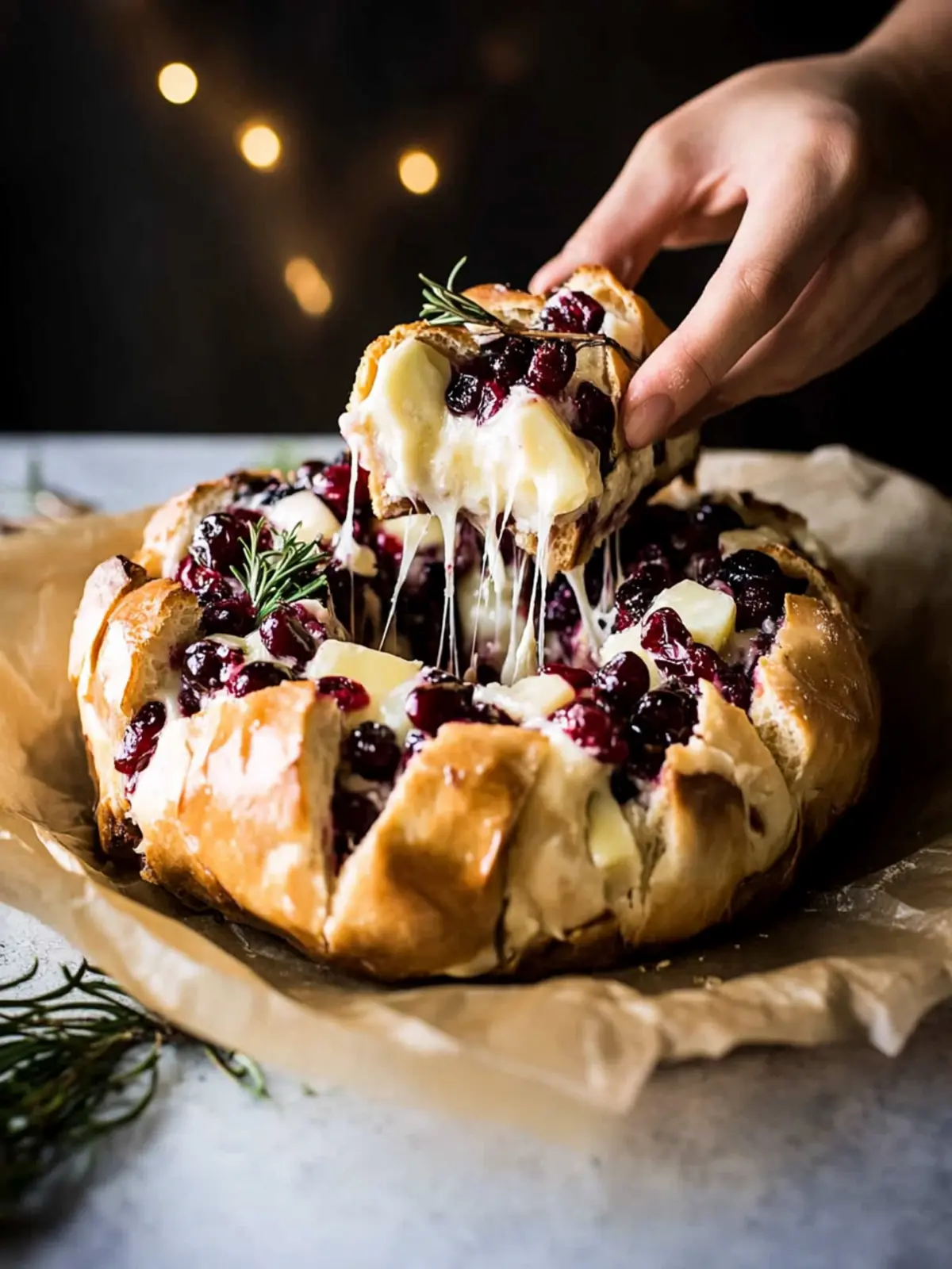 Cranberry Brie Pull Apart Bread: A Gooey Delight for All 5 Cranberry Brie Pull Apart Bread