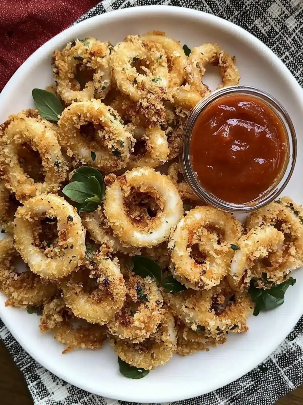 Crispy Baked Calamari with Cheesy Breadcrumbs for Flavor Lovers 2 Crispy Baked Calamari