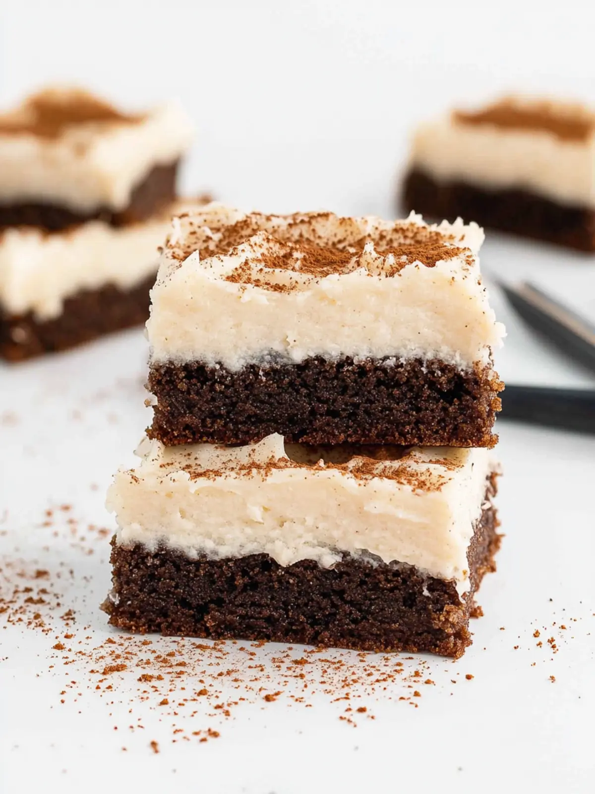 Frosted Gingerbread Cookie Bars (Vegan)