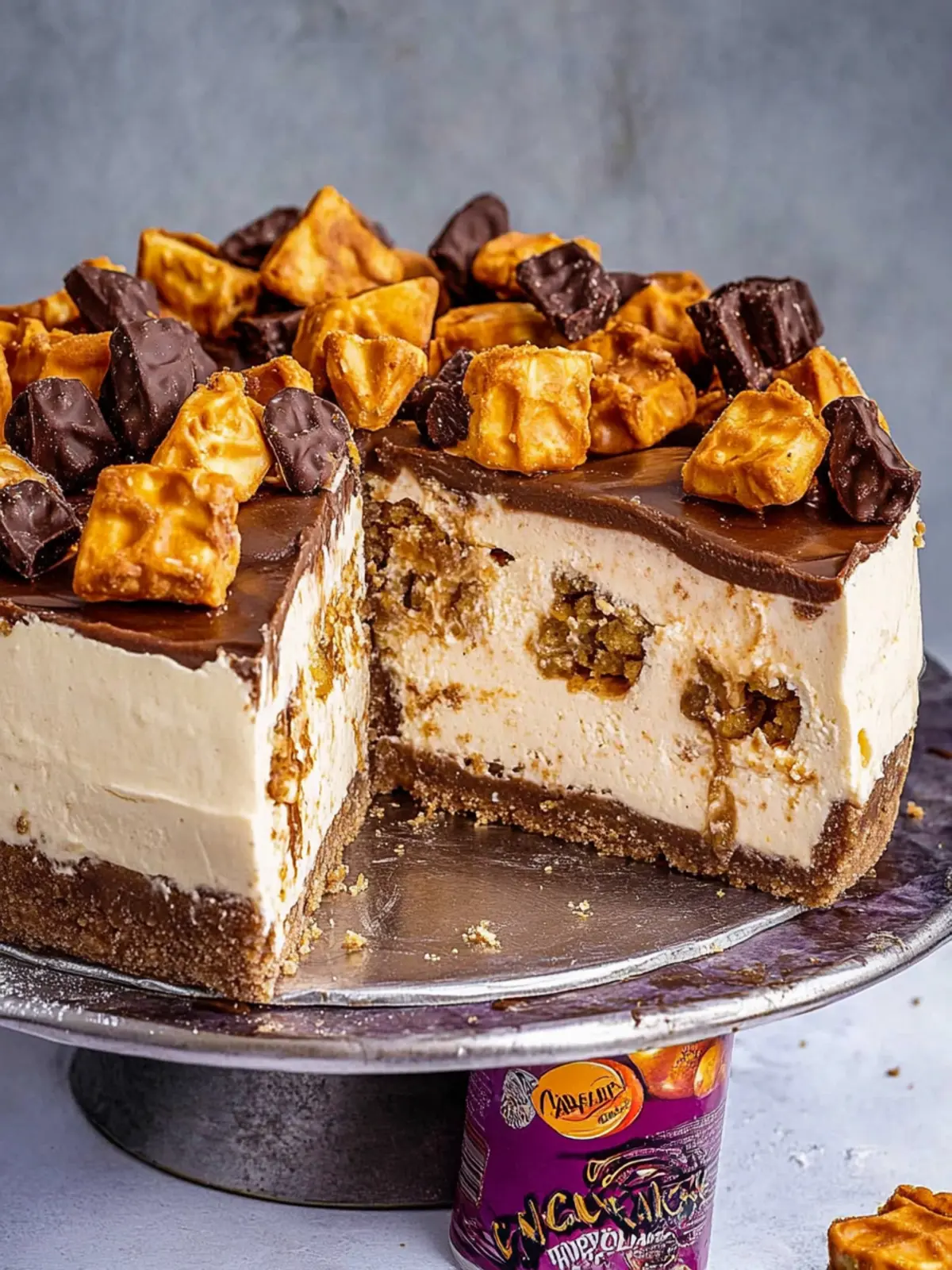 Delicious No-Bake Crunchie Cheesecake for Sweet Moments 2 No-bake Crunchie Cheesecake