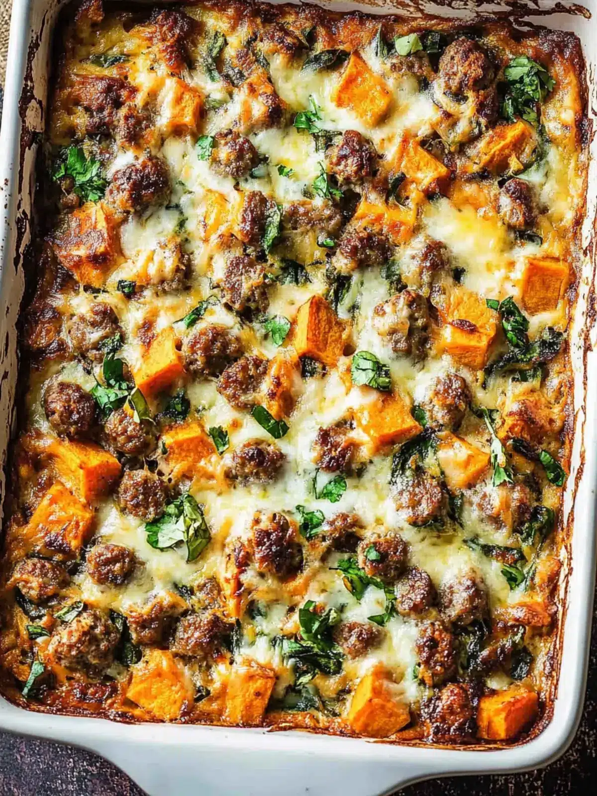 Delicious Sweet Potato Sausage Breakfast Casserole Awaits 4 Sweet Potato Sausage Breakfast Casserole