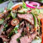 Authentic Nam Tok Beef Salad