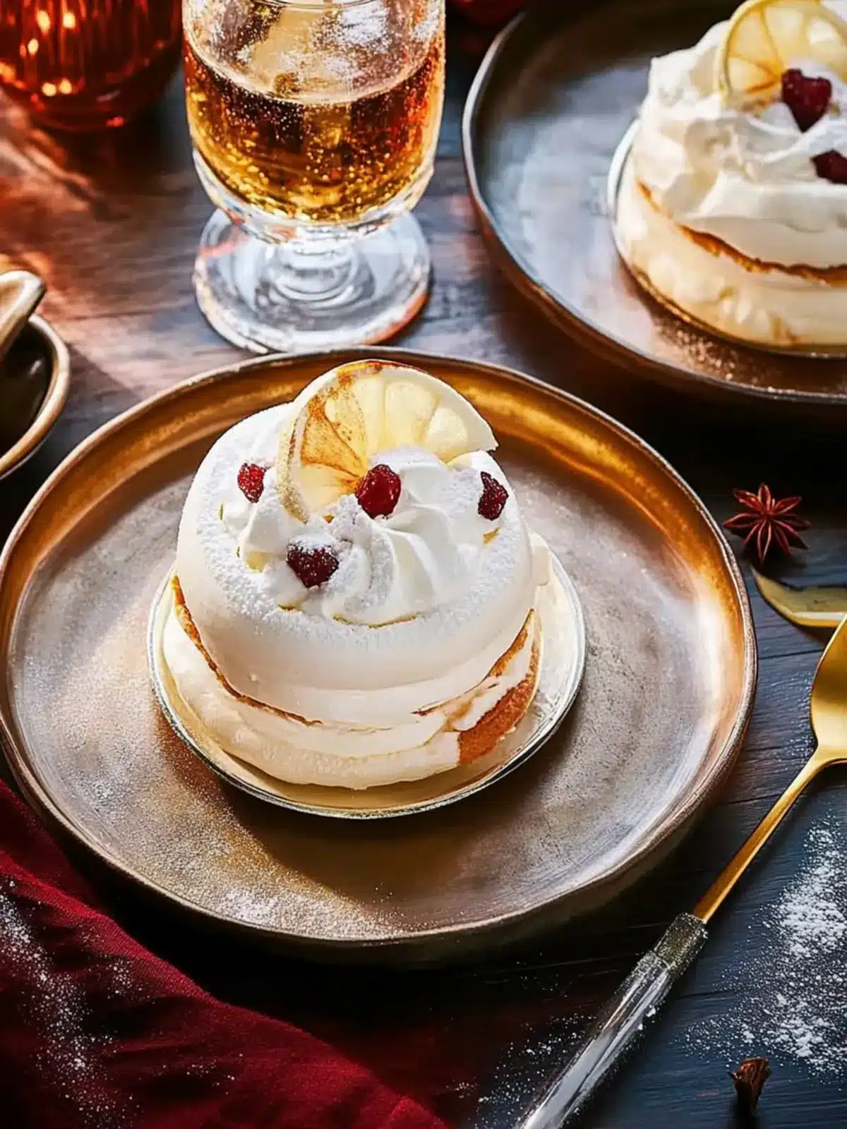 Delightful White Christmas Pavlovas Perfect for Holiday Celebrations 4 White Christmas Pavlovas