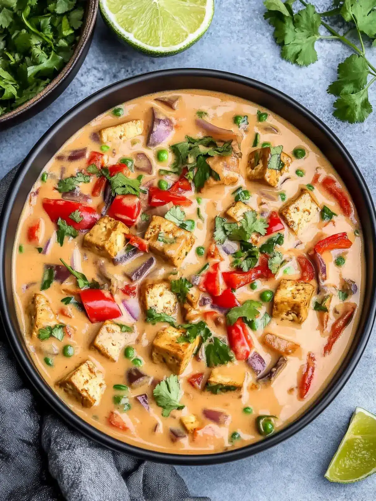 Creamy Vegan Peanut Butter Tofu Curry