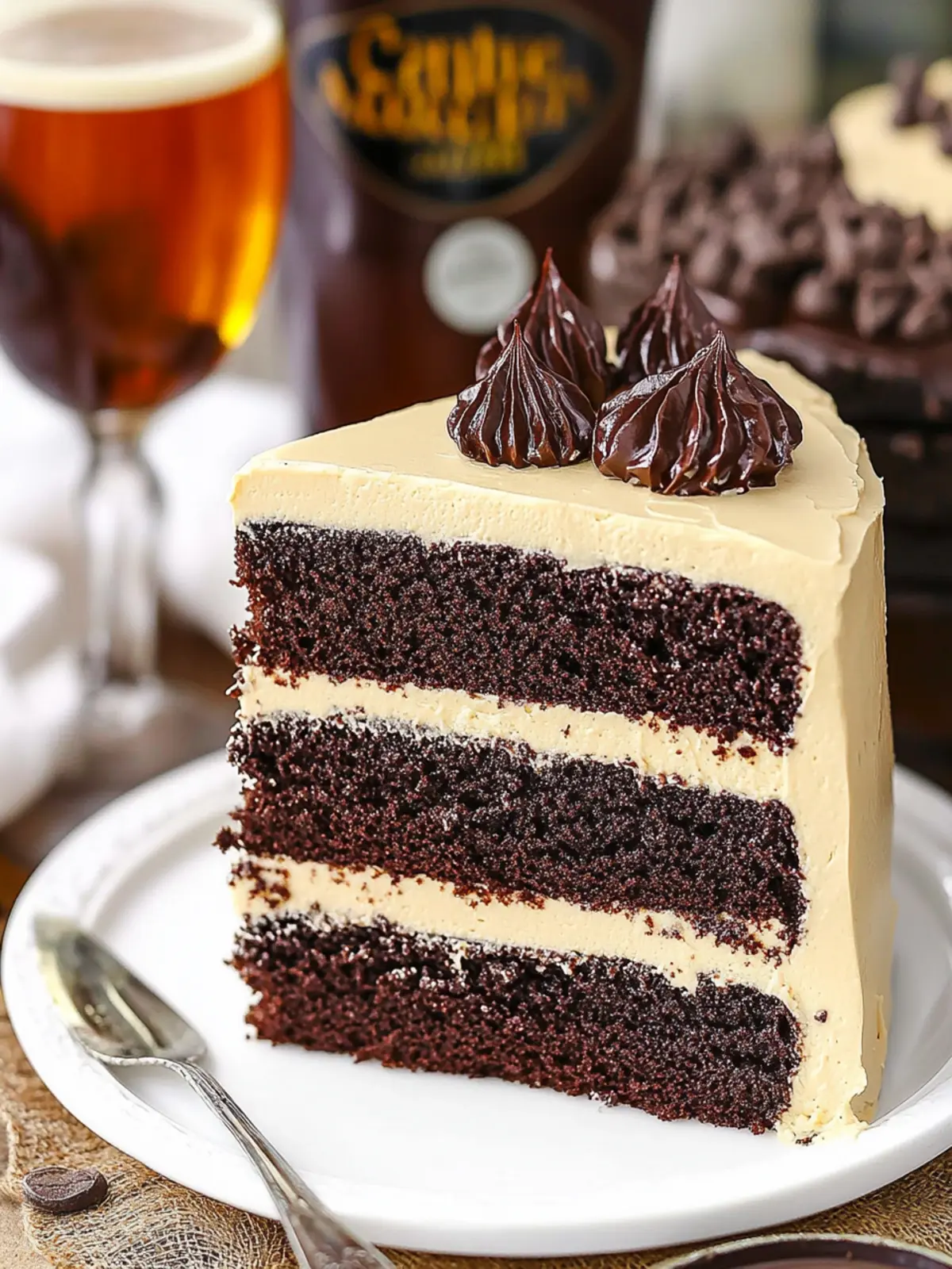 Indulge in Kahlua Coffee Chocolate Layer Cake Bliss 3 Kahlua Coffee Chocolate Layer Cake