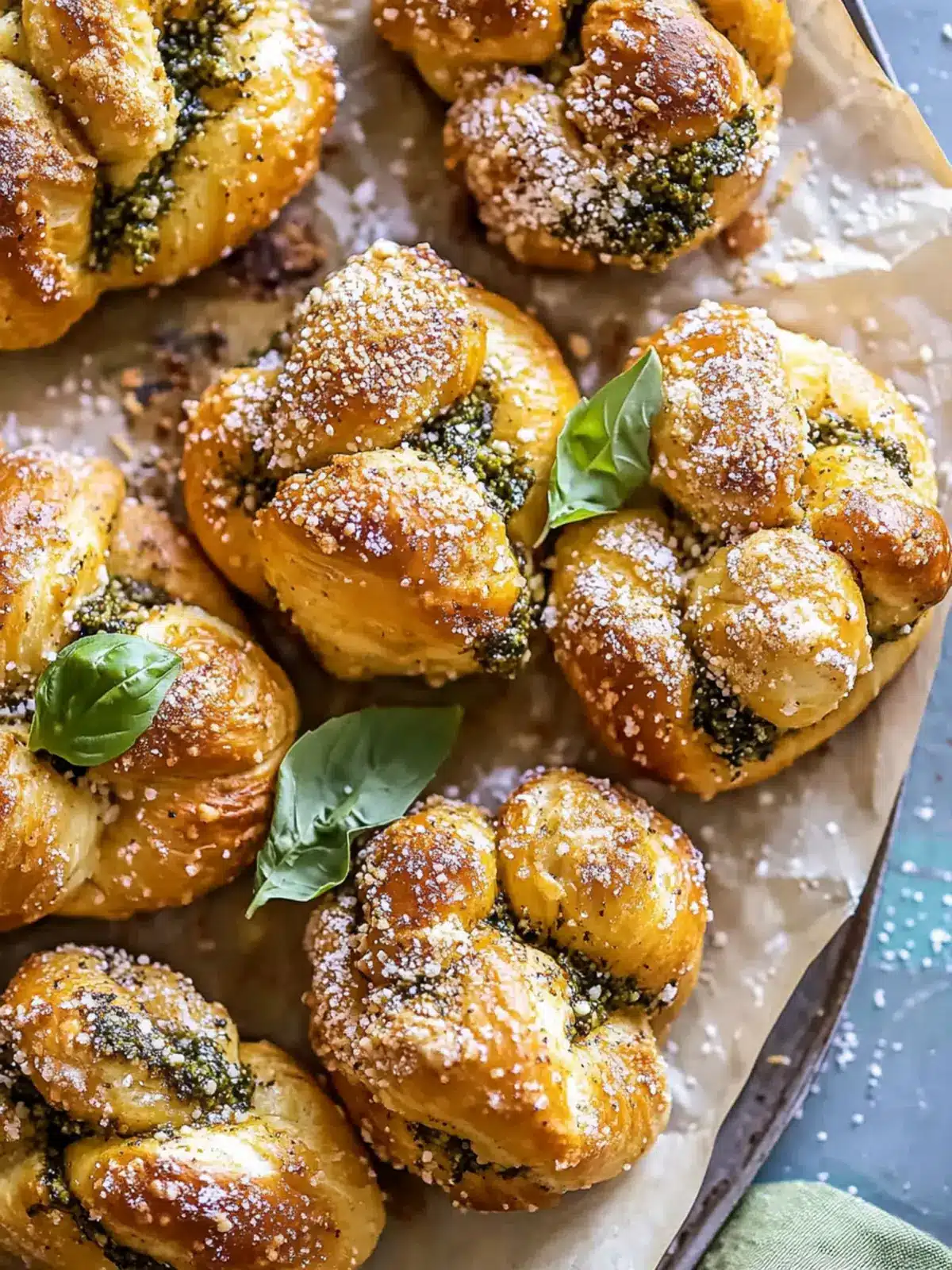 Mouthwatering Pesto Cheese Garlic Butter Soft Pretzel Knots 4 Pesto Cheese Garlic Butter Soft Pretzel Knots