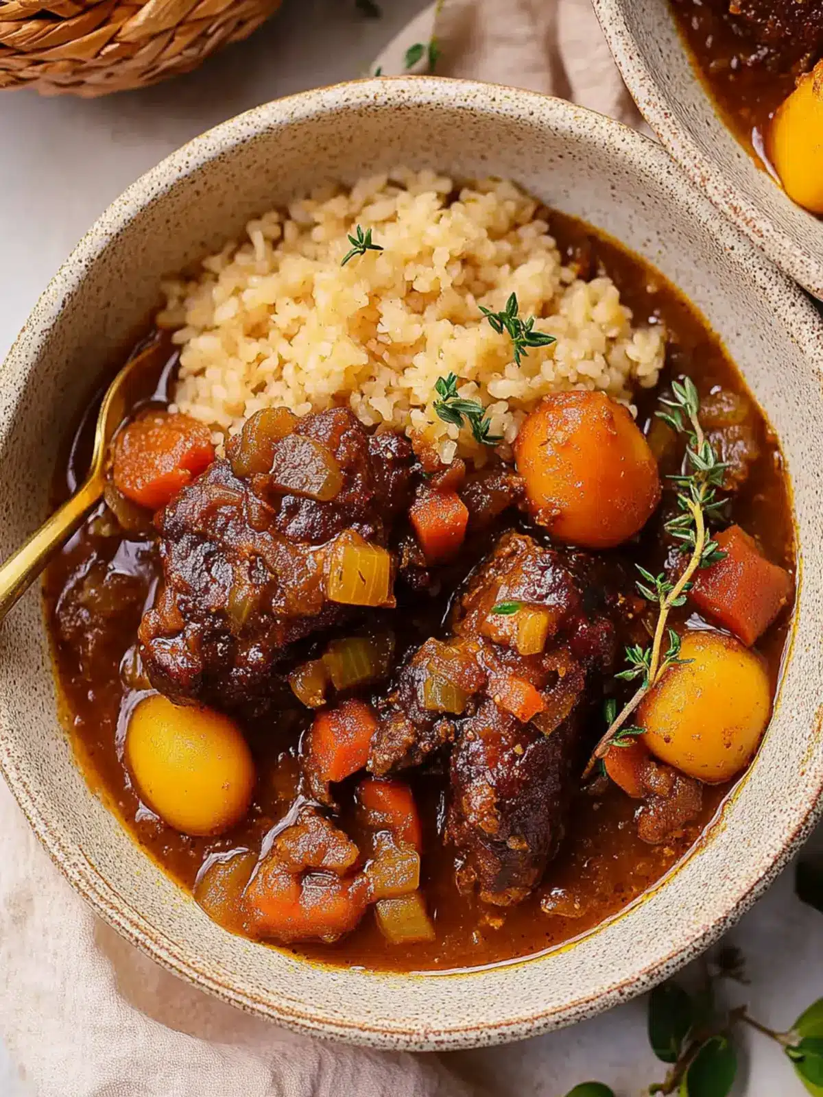 Authentic Jamaican Oxtail Stew