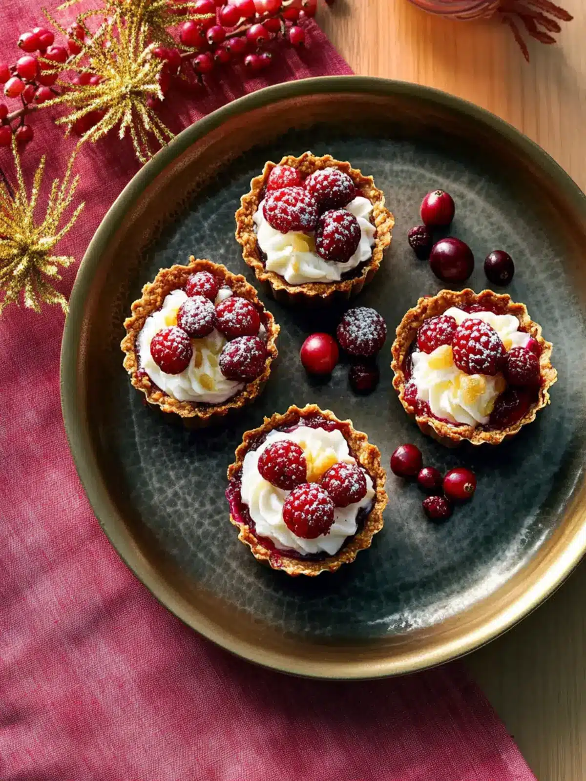 Mini Cranberry-Cheesecake Pies That Wow Every Holiday Table 4 Mini Cranberry-Cheesecake Pies
