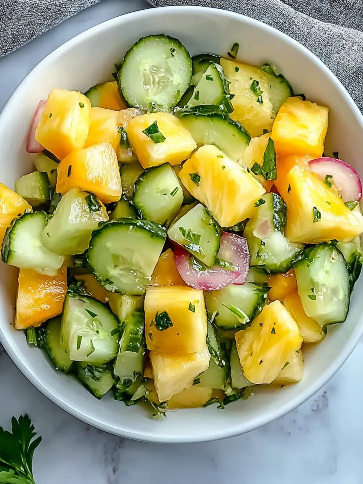Refreshing Pineapple Cucumber Salad for a Vibrant Twist 4 Pineapple Cucumber Salad