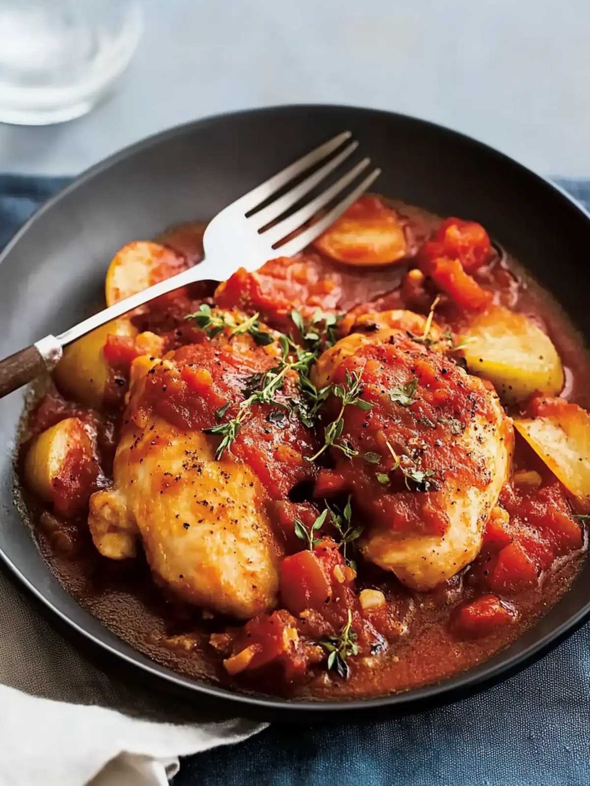 Braised Chicken all'Arrabbiata