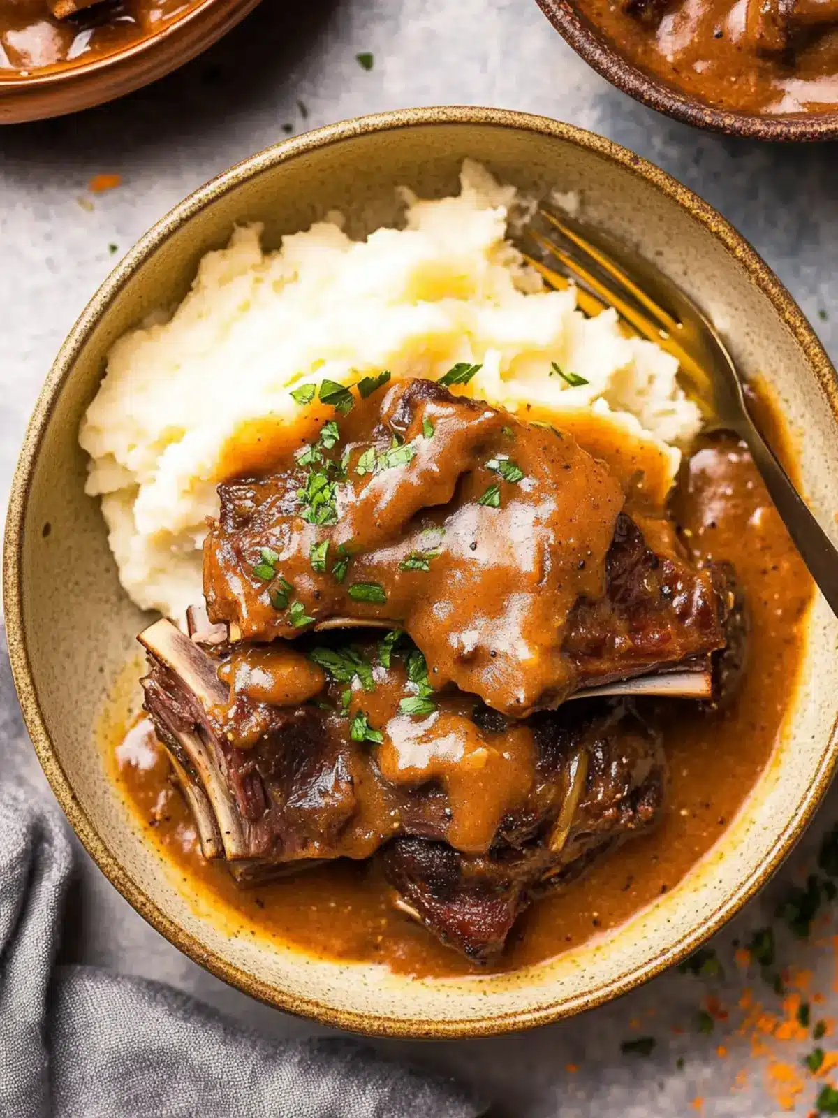 Asian-Inspired Creamy Braised Short Ribs