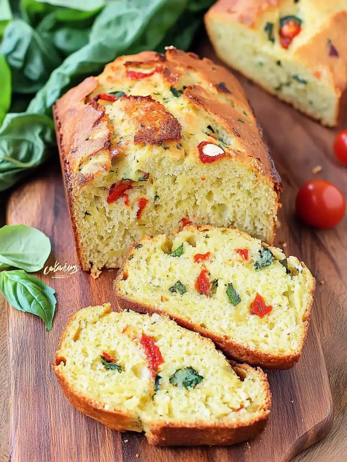 Caprese Quick Bread: Easy, Cheesy Delight for Home Cooks 3 Caprese Quick Bread