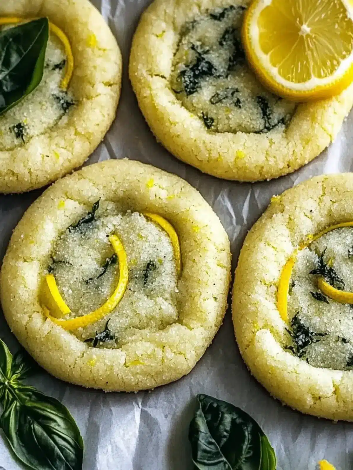 Zesty Lemon Basil Sugar Cookies That Brighten Your Day 2 Lemon Basil Sugar Cookies