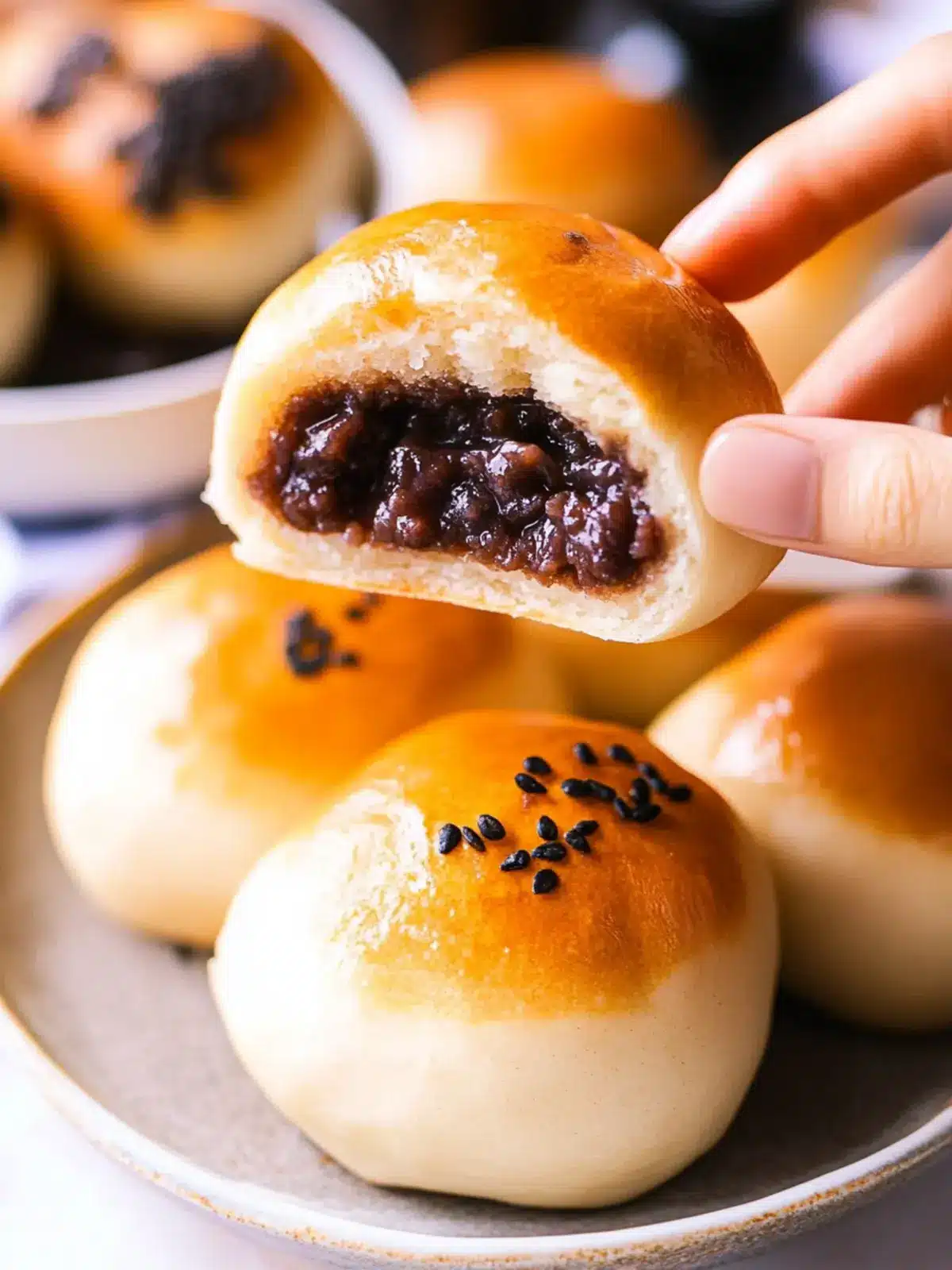 Delicious Anpan Japanese Red Bean Buns You Can Make at Home 3 Anpan (あんパン) Japanese Red Bean Buns