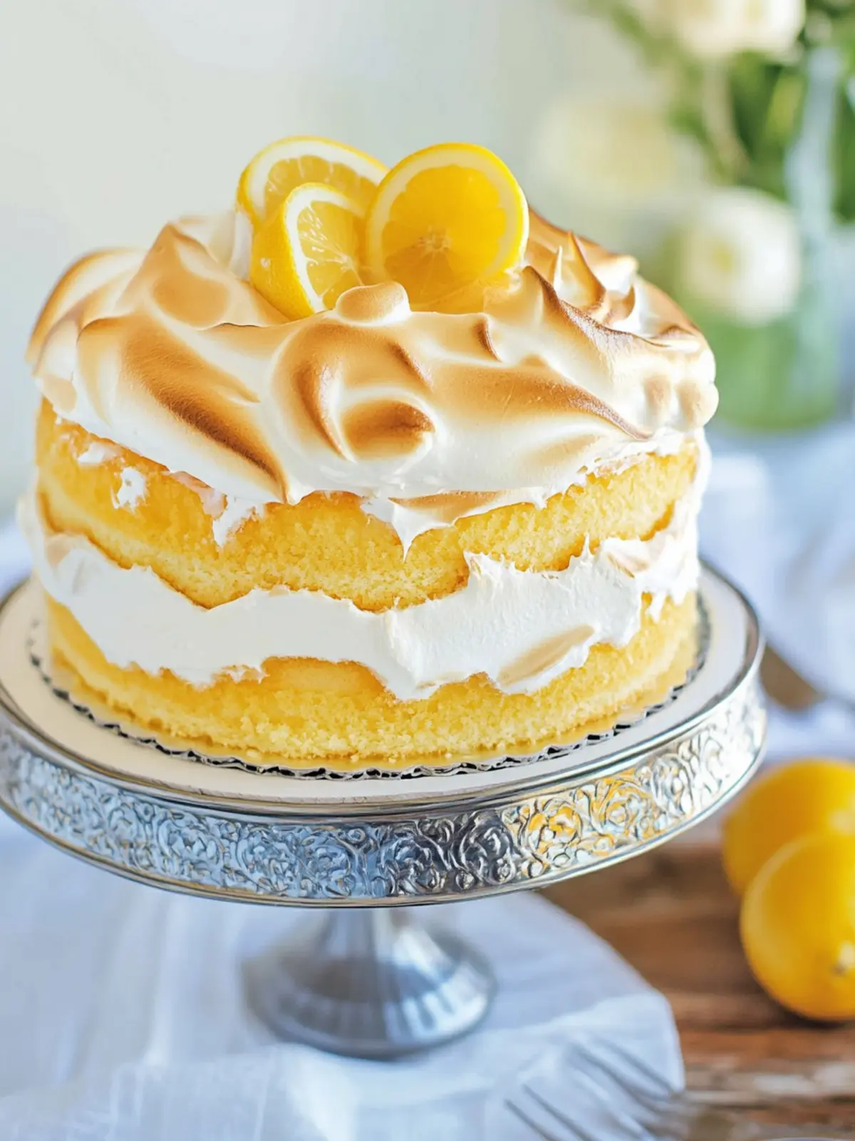 Lemon Meringue Cake