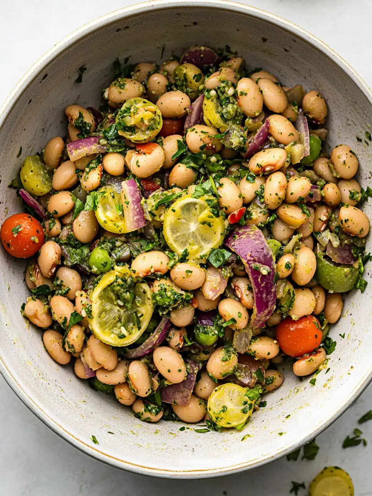 Marinated Za'atar Bean Salad