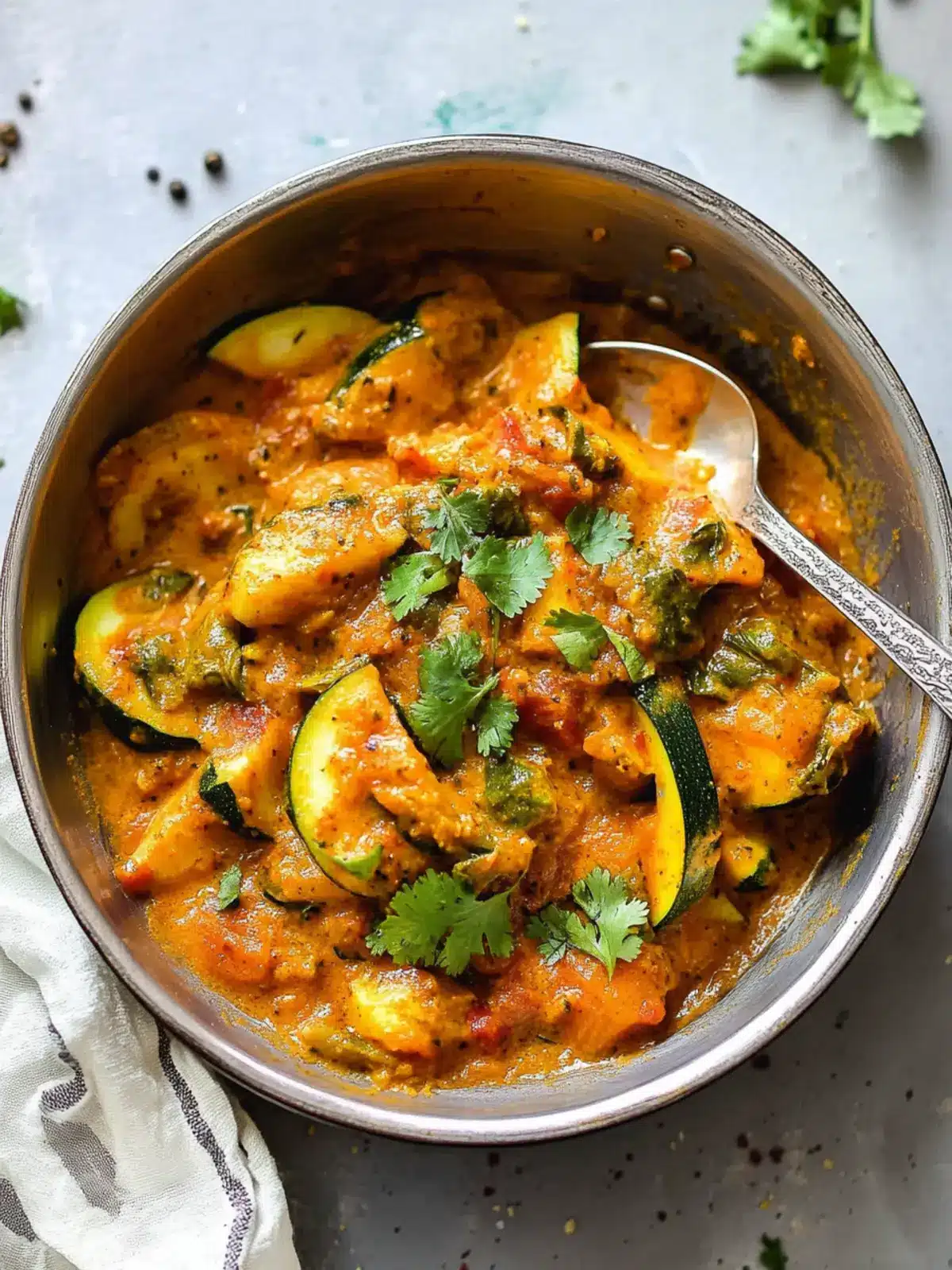 Pakistani Zucchini (Courgette) Curry
