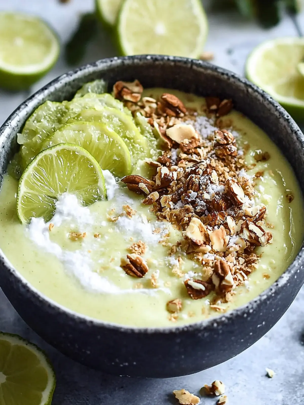 Key Lime Pie Smoothie Bowl