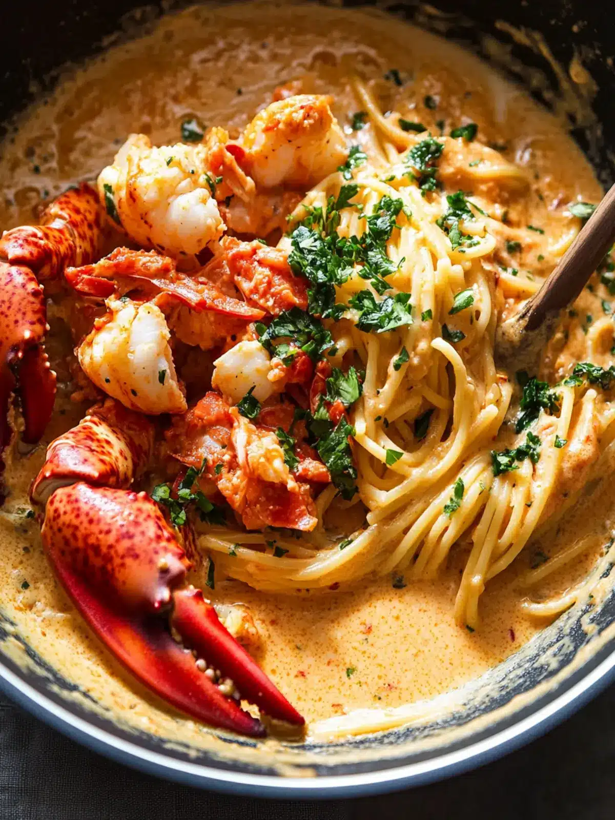 Creamy Spicy Lobster Pasta That'll WOW Your Taste Buds 4 Creamy Spicy Lobster Pasta