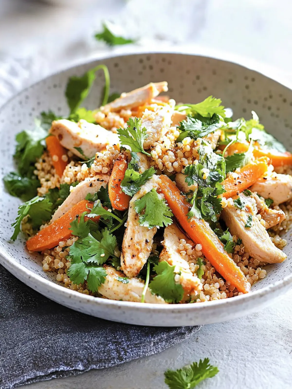Moroccan Chicken And Carrot Salad With Whole Wheat Couscous