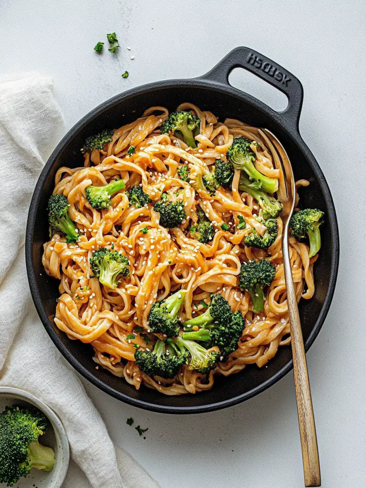 Crispy Broccoli Sweet and Spicy Sesame Tahini Noodles Delight 5 Crispy Broccoli Sweet and Spicy Sesame Tahini Noodles