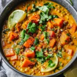 Massaman Inspired Sweet Potato & Lentil Curry