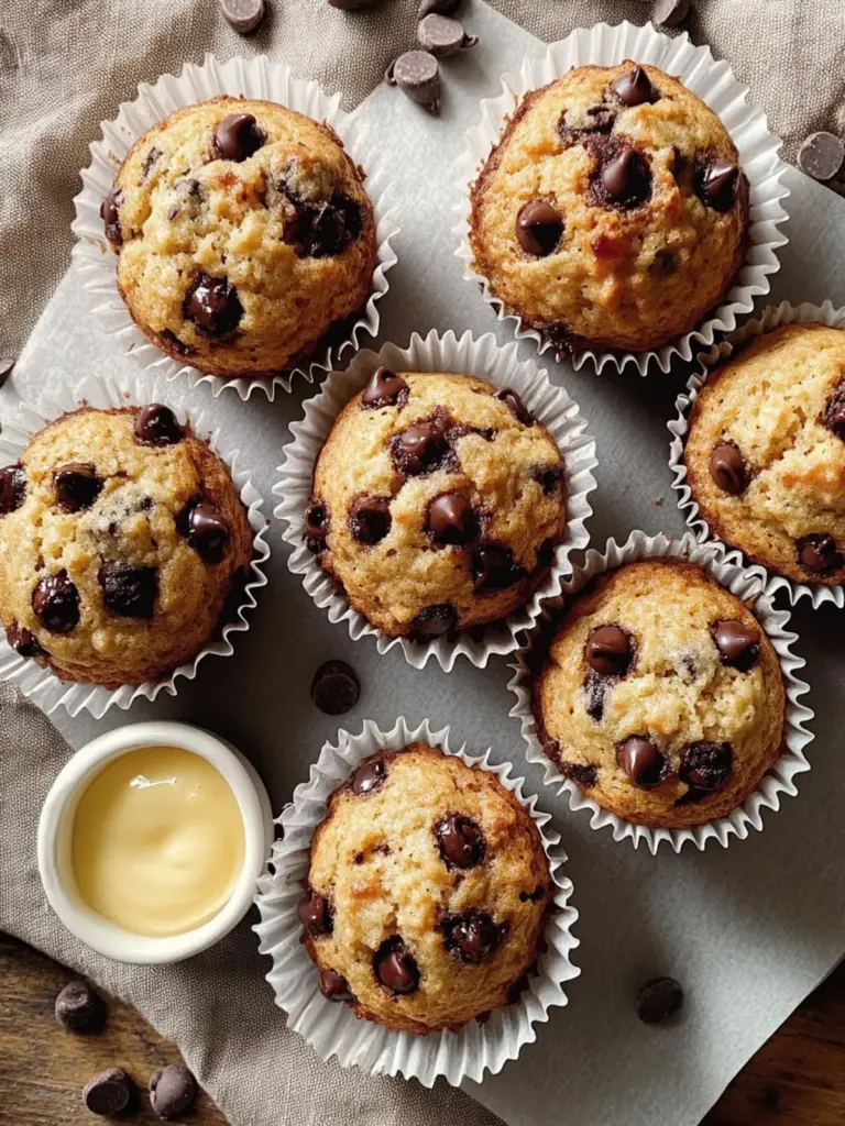 Bakery-Style Brown Butter Chocolate Chip Muffins