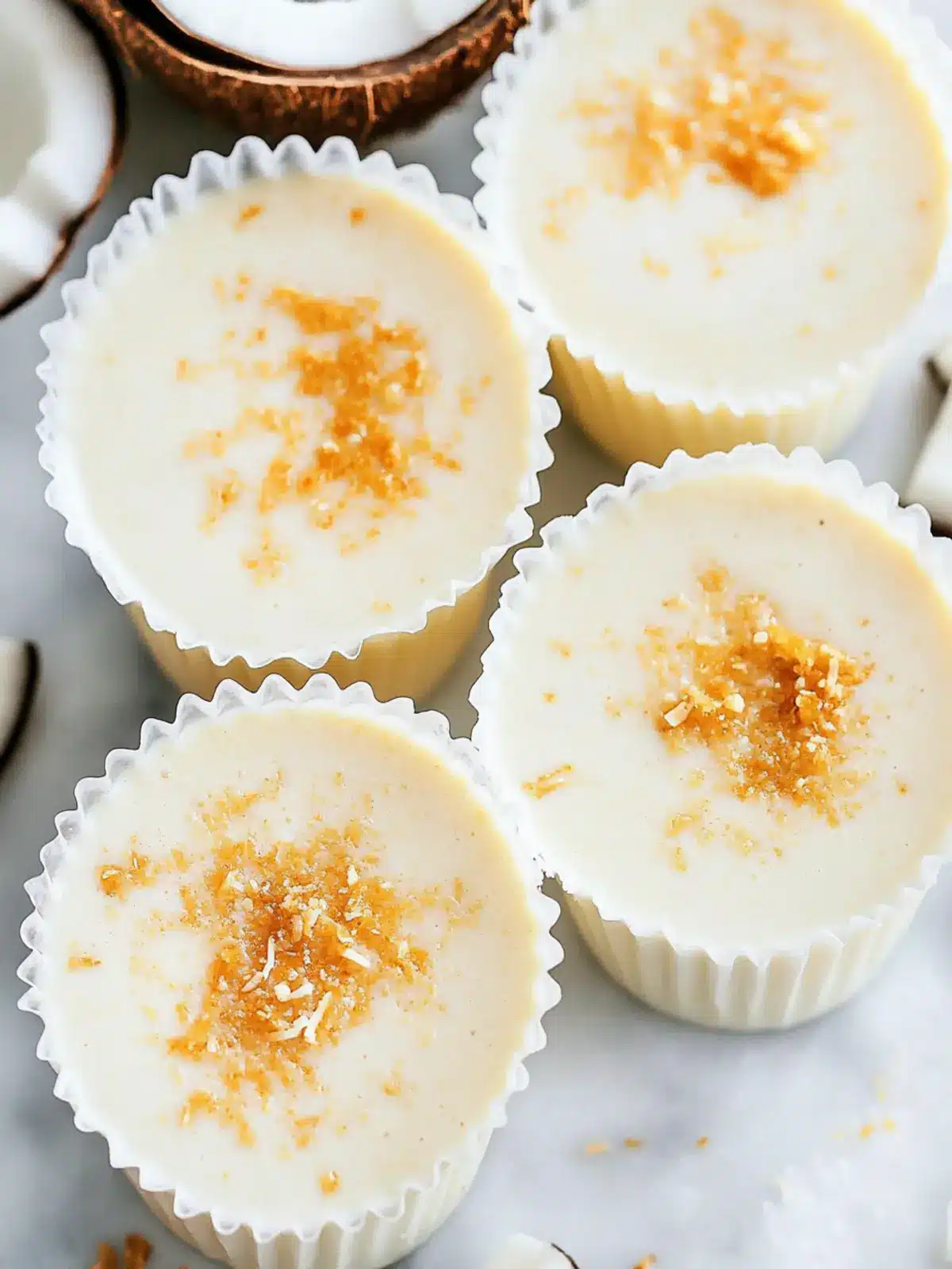 Coconut Golden Milk Cups
