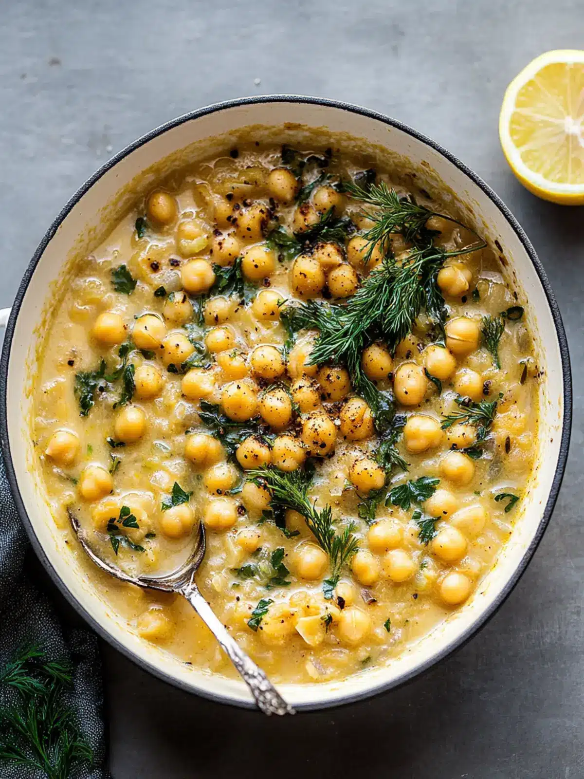 Lemon Chickpea Stew