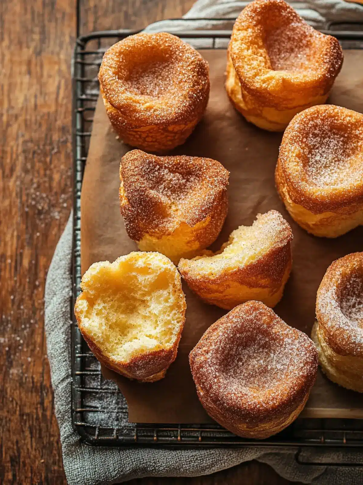 Delicious Cinnamon Sugar Popovers for Cozy Mornings 2 Cinnamon Sugar Popovers